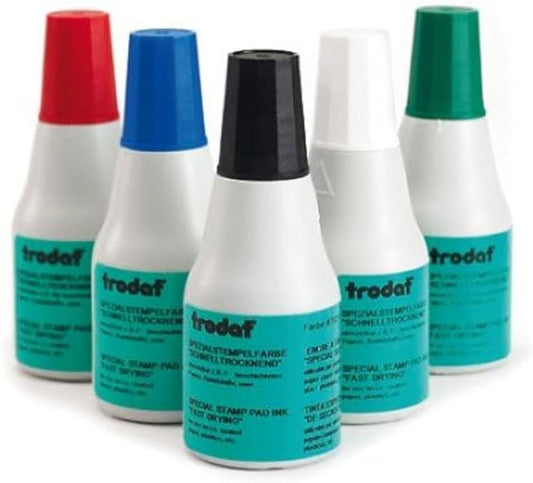 Trodat 73481 25 ml 7021 Fast Drying Craft Ink - White