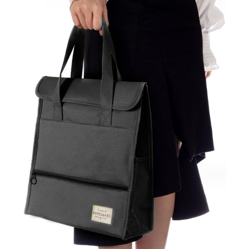 Portable A4 Document Bag - Waterproof Canvas File Tote with Zipper-CentralDepot247