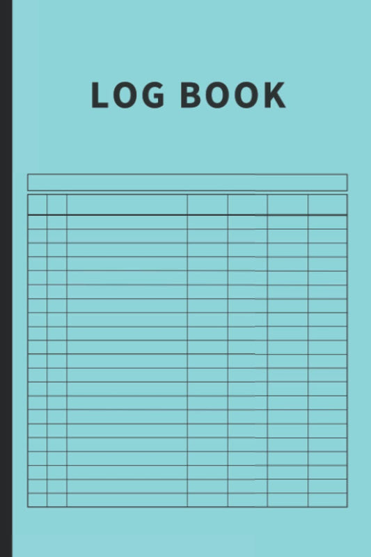 Sea Blue Multipurpose Log Book for Daily Activity Tracking-CentralDepot247