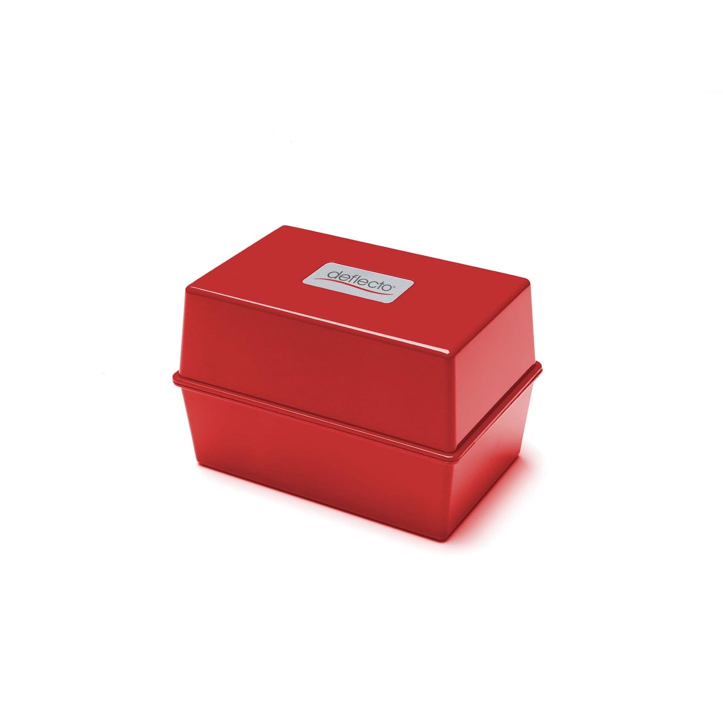 Value Size 8 x 5 Index Card Box - Red