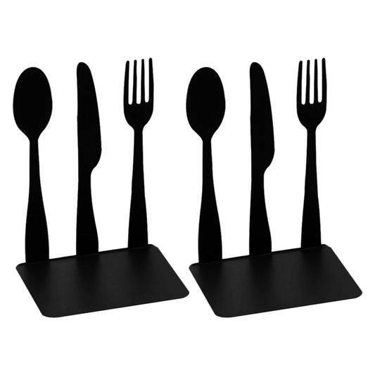 Sturdy Metal Bookends - Set of 2 for Shelves and Office-CentralDepot247