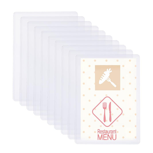 10Pcs Clear Plastic Sheet Protectors A4 Waterproof Document Holders-CentralDepot247