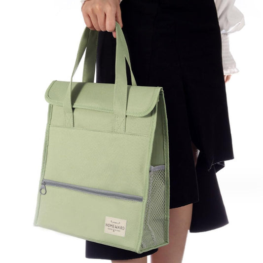 Portable A4 Document Bag - Waterproof Canvas File Tote with Zipper-CentralDepot247