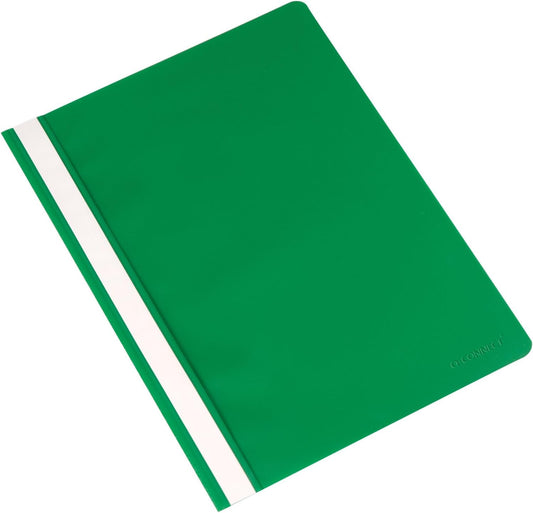 Q-Connect A4 Project Folder - Green (Pack of 25)