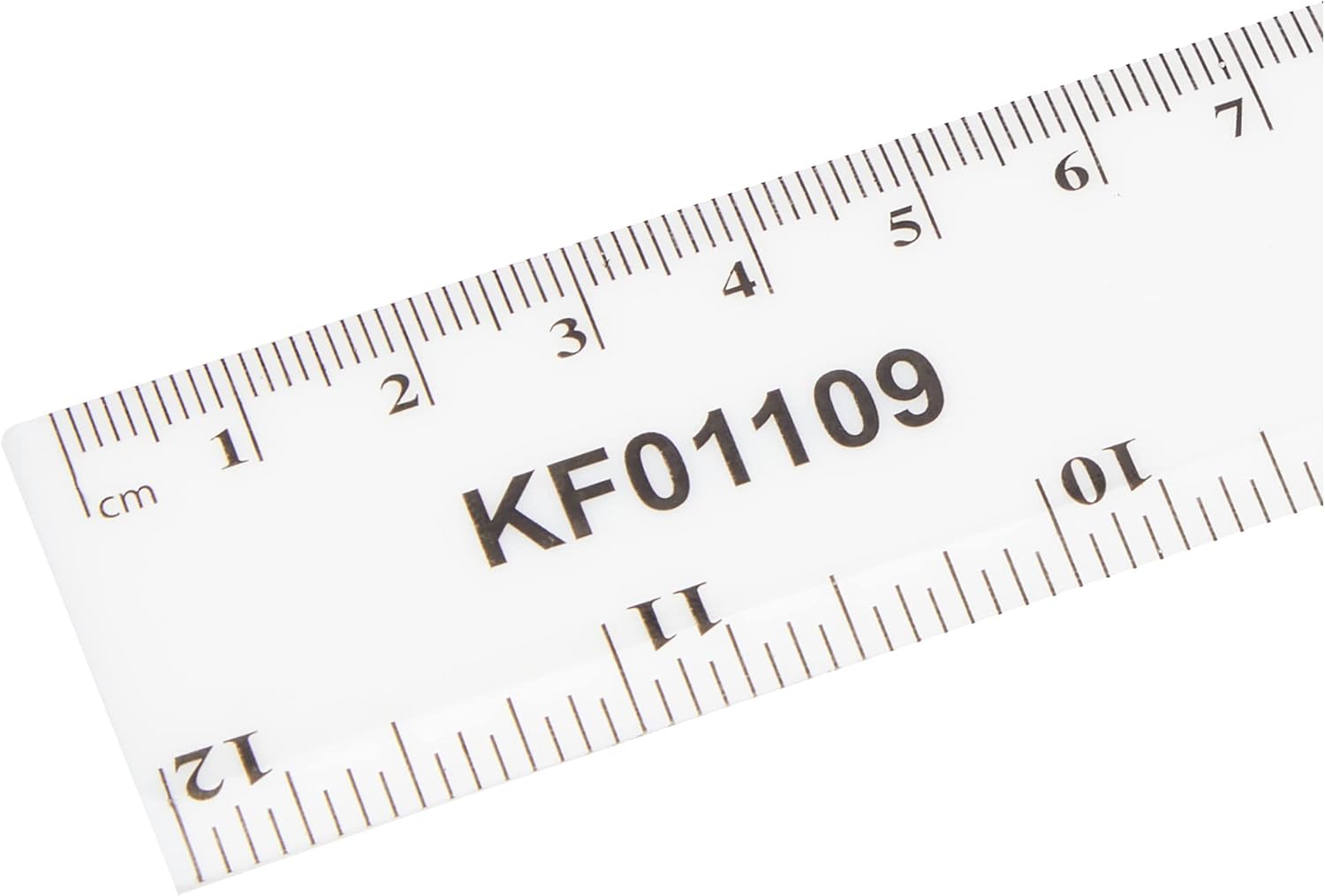 Q-Connect Shatterproof Ruler 300mm with Inches & CM/MM