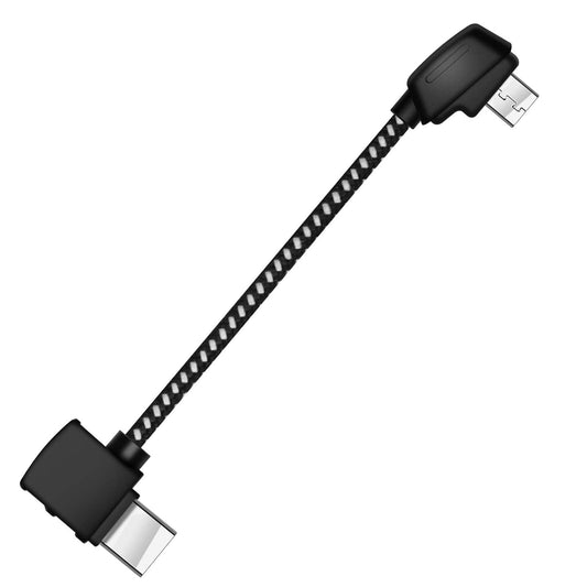 Micro AB to USB C 3.66 Inch Remote Controller Cable for DJI Mini SE,Mavic Mini, Mavic 2 Pro Zoom/Mavic Air/Mavic Pro Platinum(Type c connector)