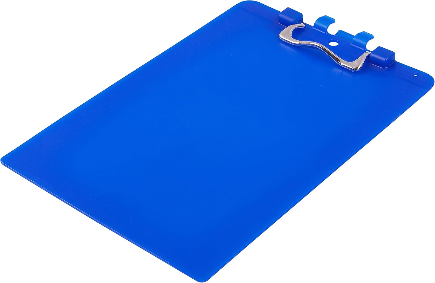 Snopake A4 Blue Clipboard with Pen Holder and Ergonomic Metal Clip