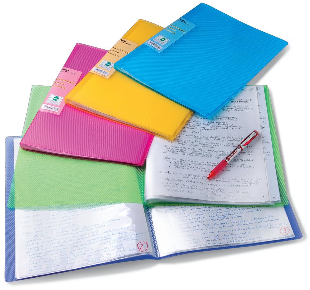 Recycology A4 Display Book - Vivid Yellow, 30 Pockets-CentralDepot247