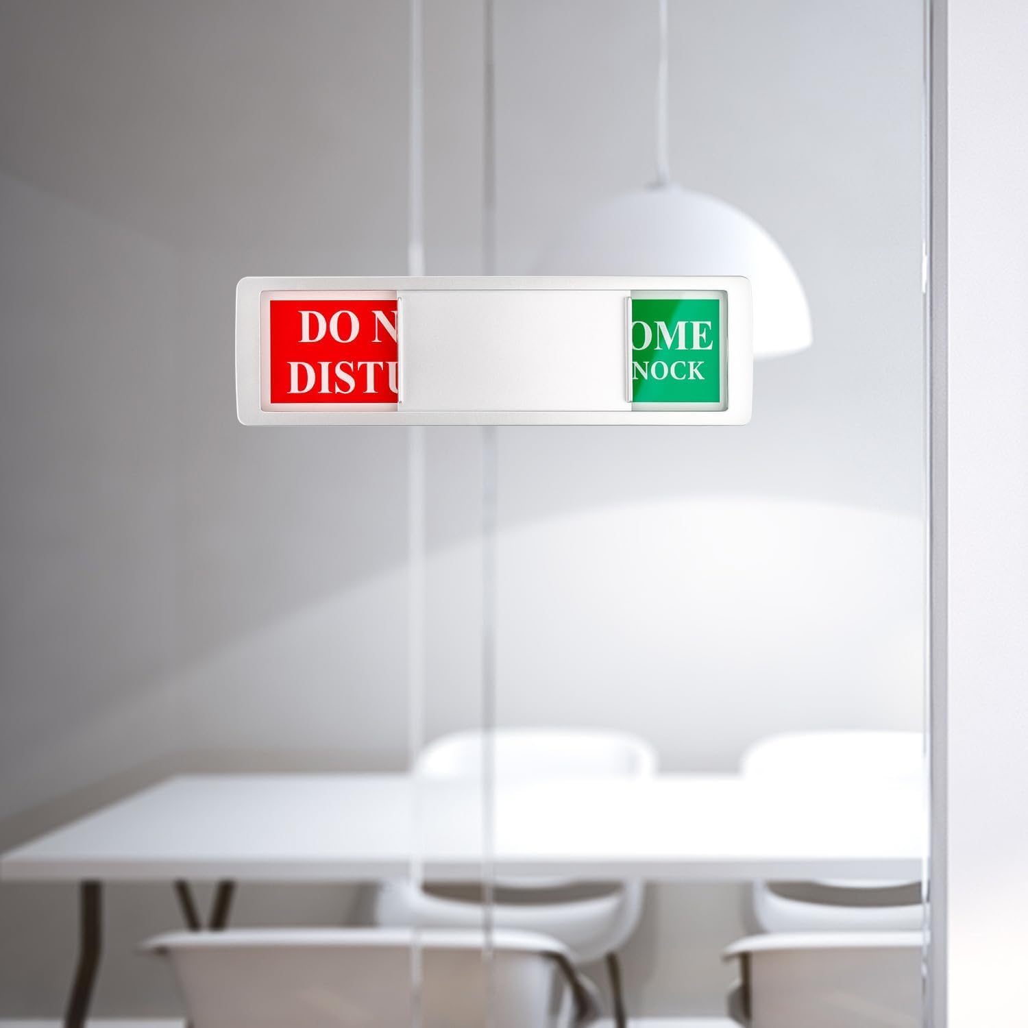 Ziranee DO NOT DISTURB/WELCOME PLEASE KNOCK Sliding Door Sign