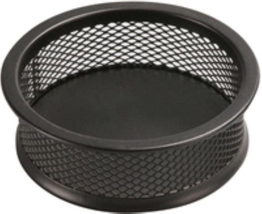 Q-CONNECT Black Metal Paper Clip Container - Small Office Accessory-CentralDepot247