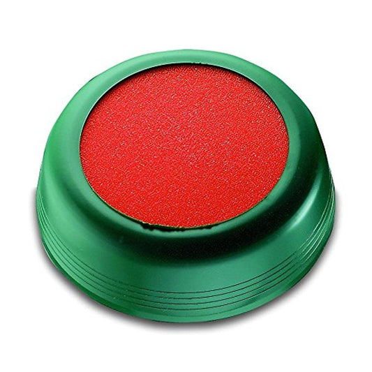 Round Stamp and Envelope Humidifier Pad with Elastic Grip, Green-CentralDepot247