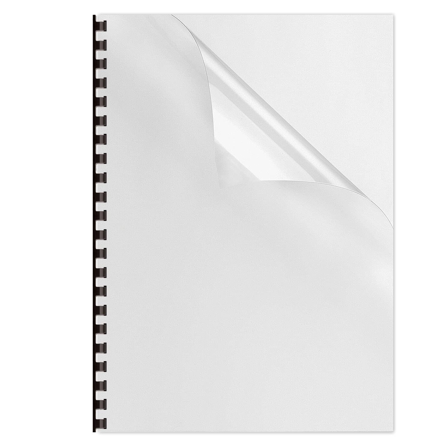 Transparent PVC Cover Sheets A4 Size, 300 Micron, Glossy, 100 Pack-CentralDepot247