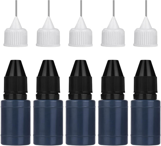 Roller Stamp Ink Refills, 5pc Security Stamp, 10ml Each