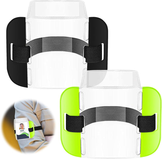 Sia Adjustable Arm Badge Holders, 2 PCS ID Card Insignia Holders