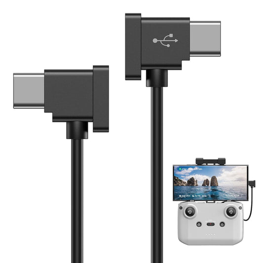 ACANDYA USB C to USB C Remote Controller Cable for DJI Mavic 3 Mini 2 Mini 3 Pro Air 2S Mavic Air 2 DJI RC-N1 RC Pro to Phone for iPhone 16 Galaxy S24 Type-C Cable OTG Data Cord (USB-C Connector) 1FT