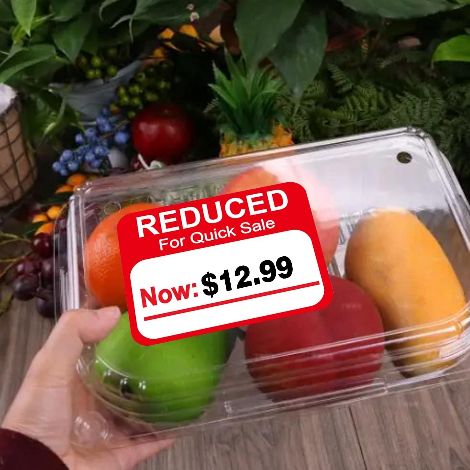 Reduced Stickers Sale Price Labels 500 Pcs/Roll - Red
