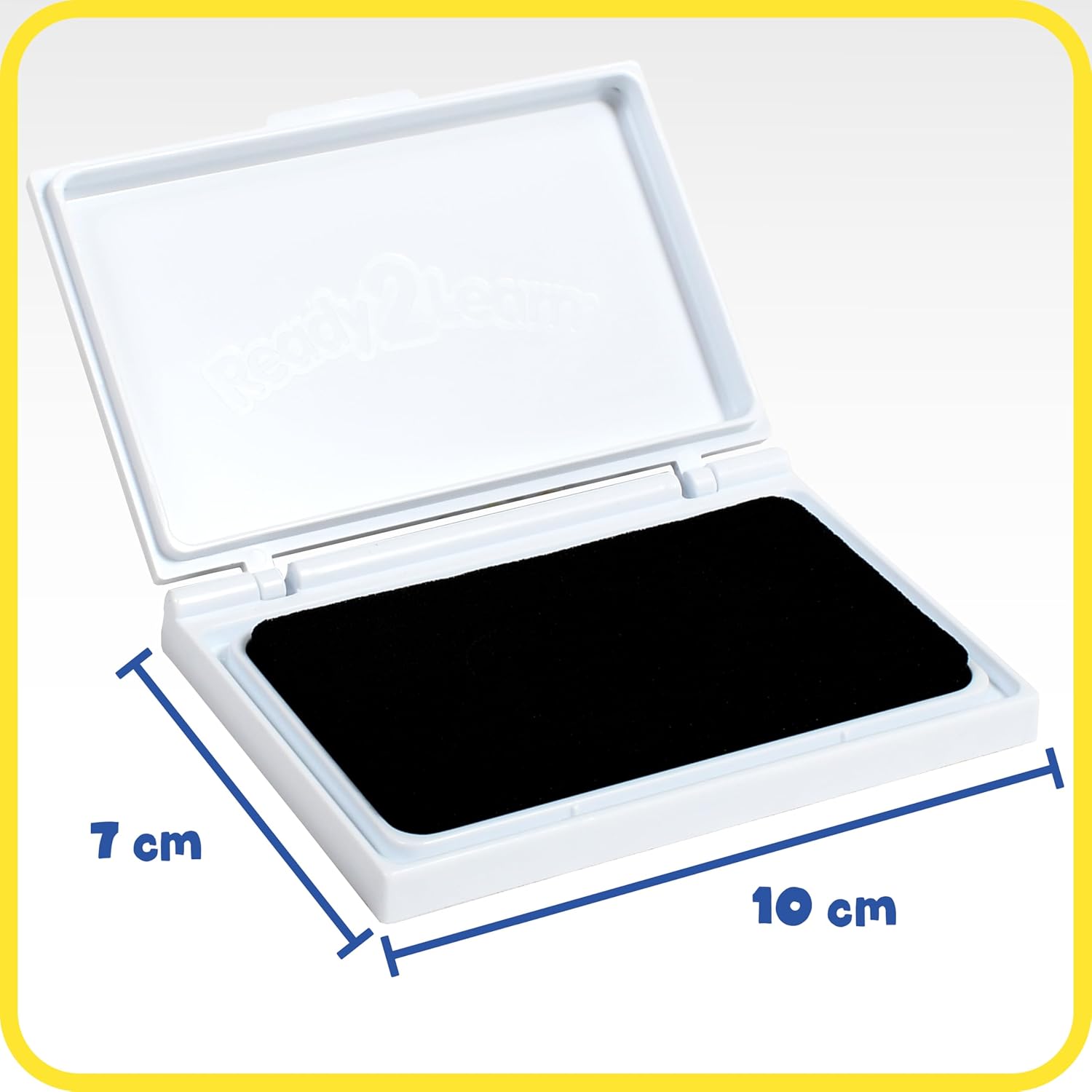 READY 2 LEARN Washable Stamp Pad - Black, Non-Toxic, Fade Resistant