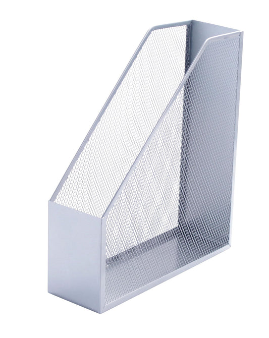 Q-CONNECT Magazine File Rack Metal Black A4 - 90mm Width