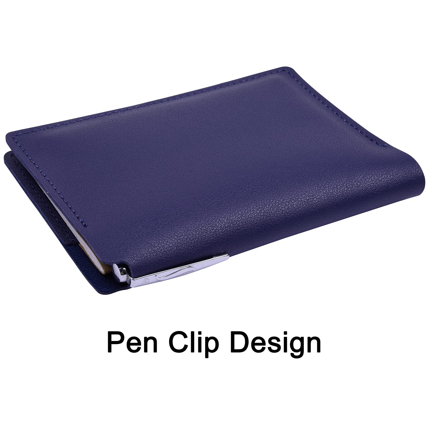 PU Leather Journal Cover 2 Pack for 3.5" x 5.5" Notebooks - Blue-CentralDepot247