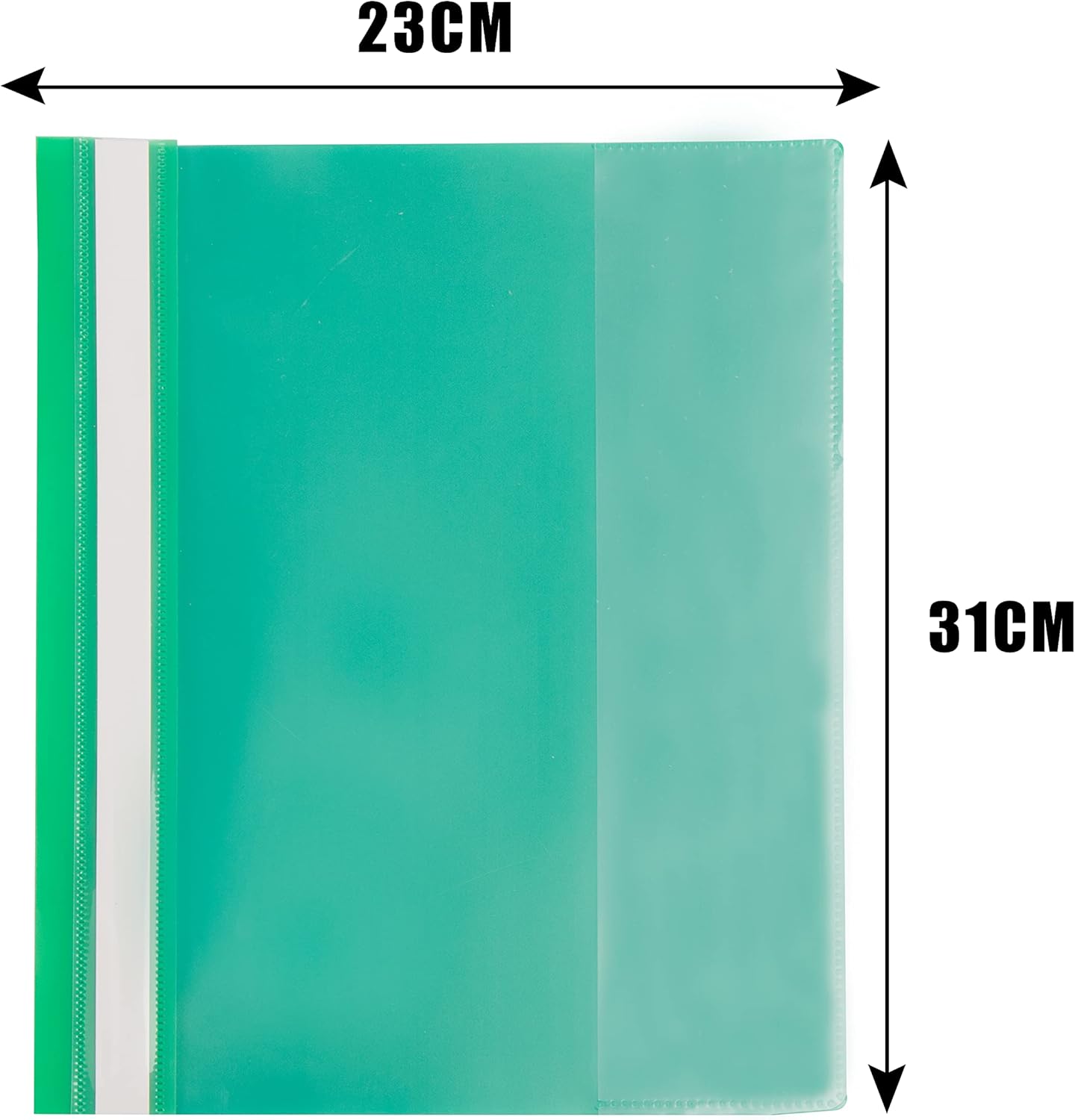 10 Pcs A4 Project Folder Plastic Wallets - Assorted Colors