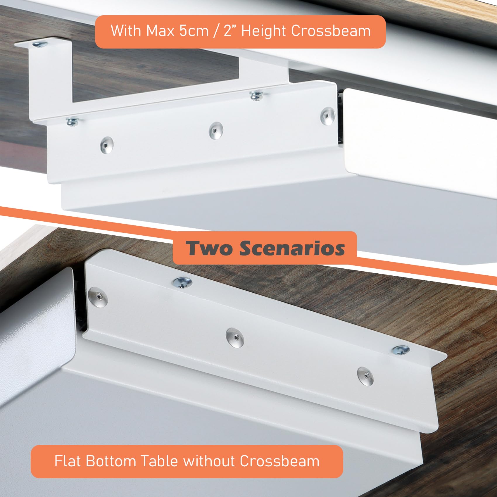 Under Desk Drawer Organizer with 4 Plastic Dividers - 54cm-CentralDepot247