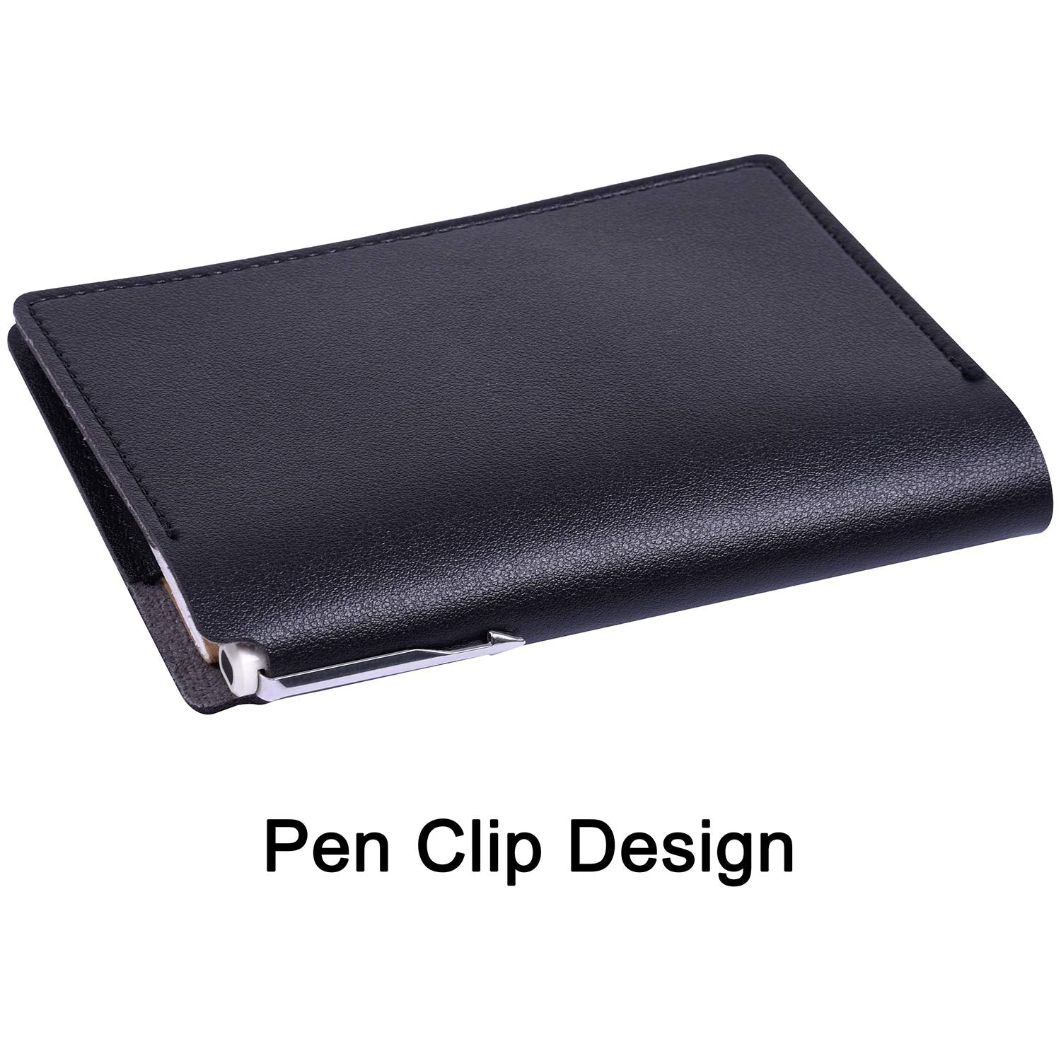 PU Leather Journal Cover 2 Pack for 3.5" x 5.5" Notebooks - Blue-CentralDepot247