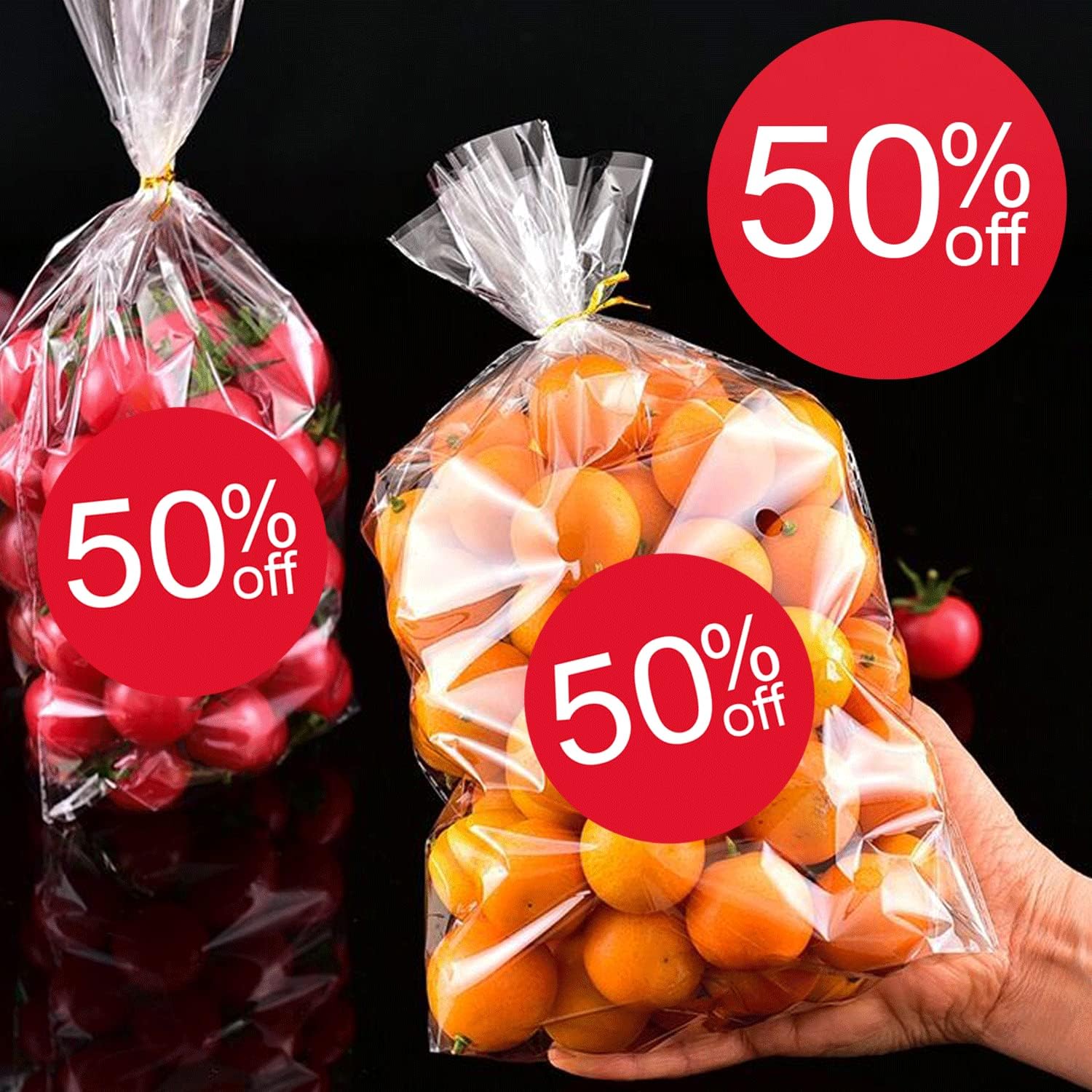 Price Stickers 50% Off Labels - 1.5 Inch Circle Stickers (1000 Pcs)