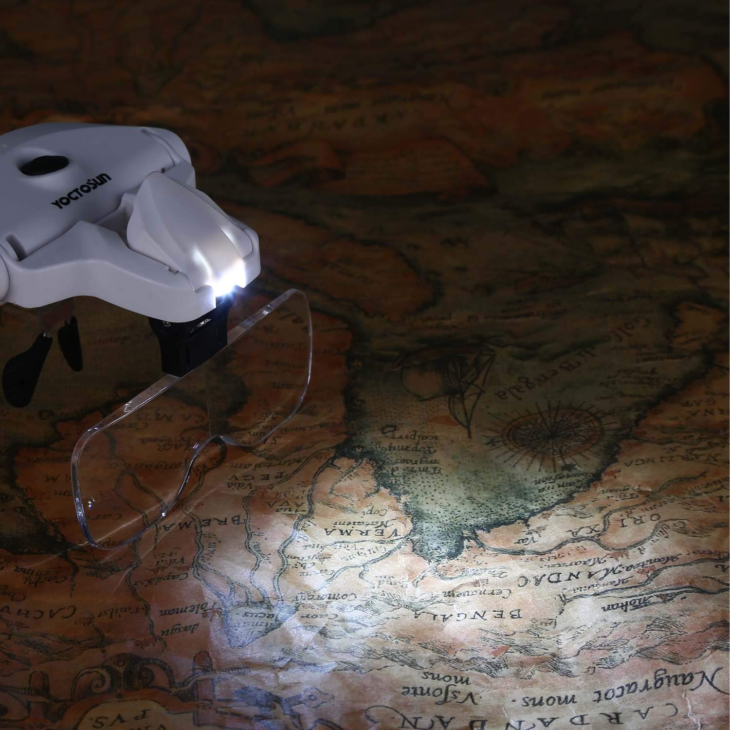 Rechargeable LED Head Magnifier with Interchangeable Loupe Light-CentralDepot247