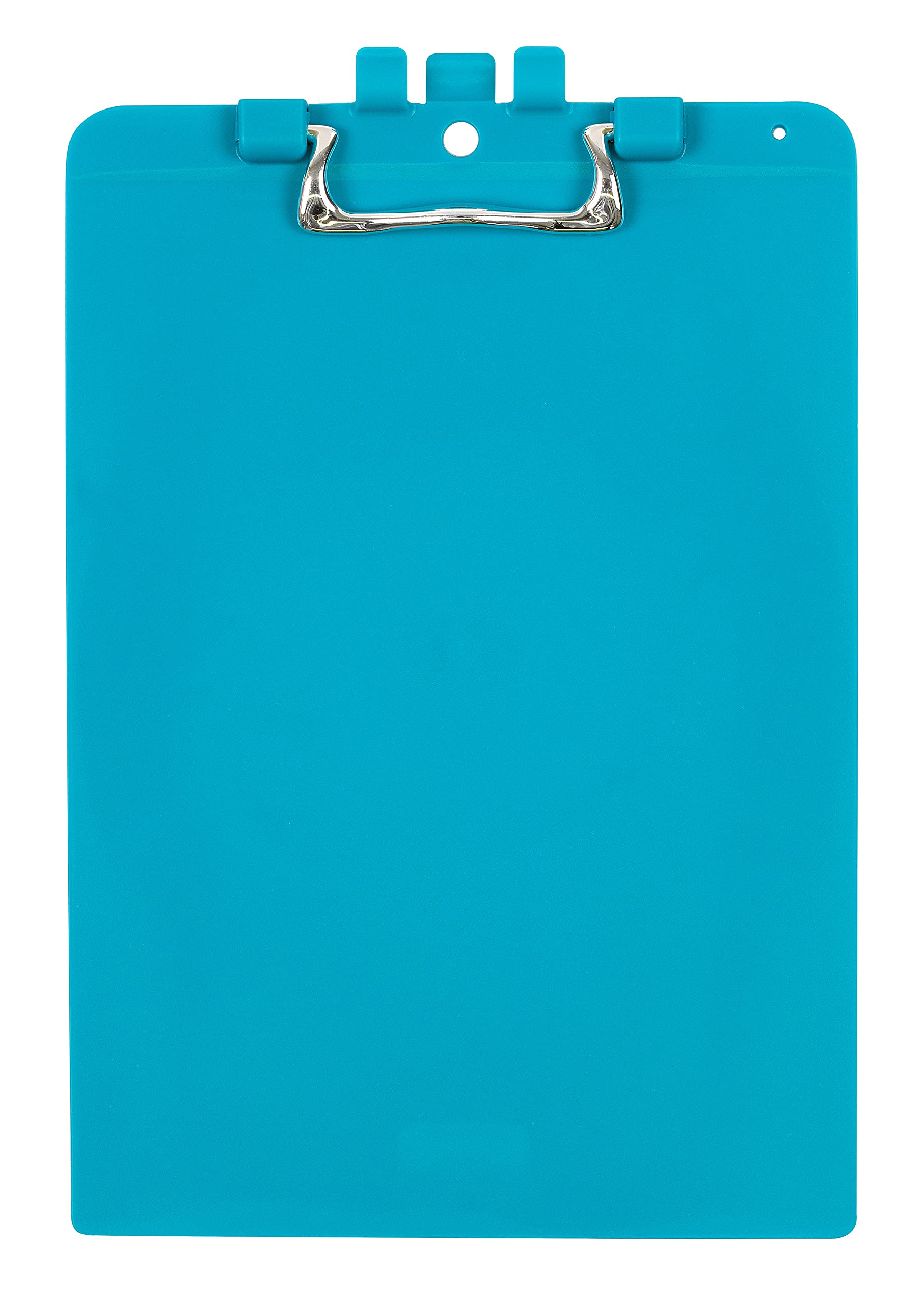Snopake A4 Turquoise Clipboard with Pen Holder & Heavy Duty Clip