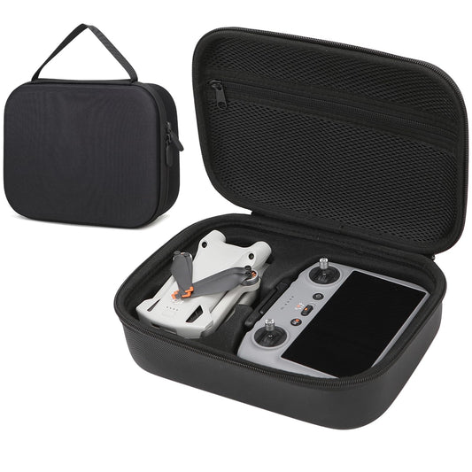 DJI Mini 4 Pro Carrying Case, Portable Hard Travel Case Storage Bag Fits DJI Mini 4 Pro Drone, RC 2 / RC-N2 Remote Controller and Accessories - Black