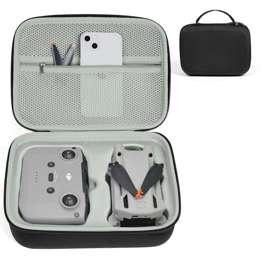 Ainiv Carrying Case for DJI Mini 3 Pro, Travel Waterproof Case EVA Storage Bag for DJI Mini 3 Pro Drone and DJI RC/DJI RC N1 Remote Controller and Accessories (Not Included Drone and Accessories)