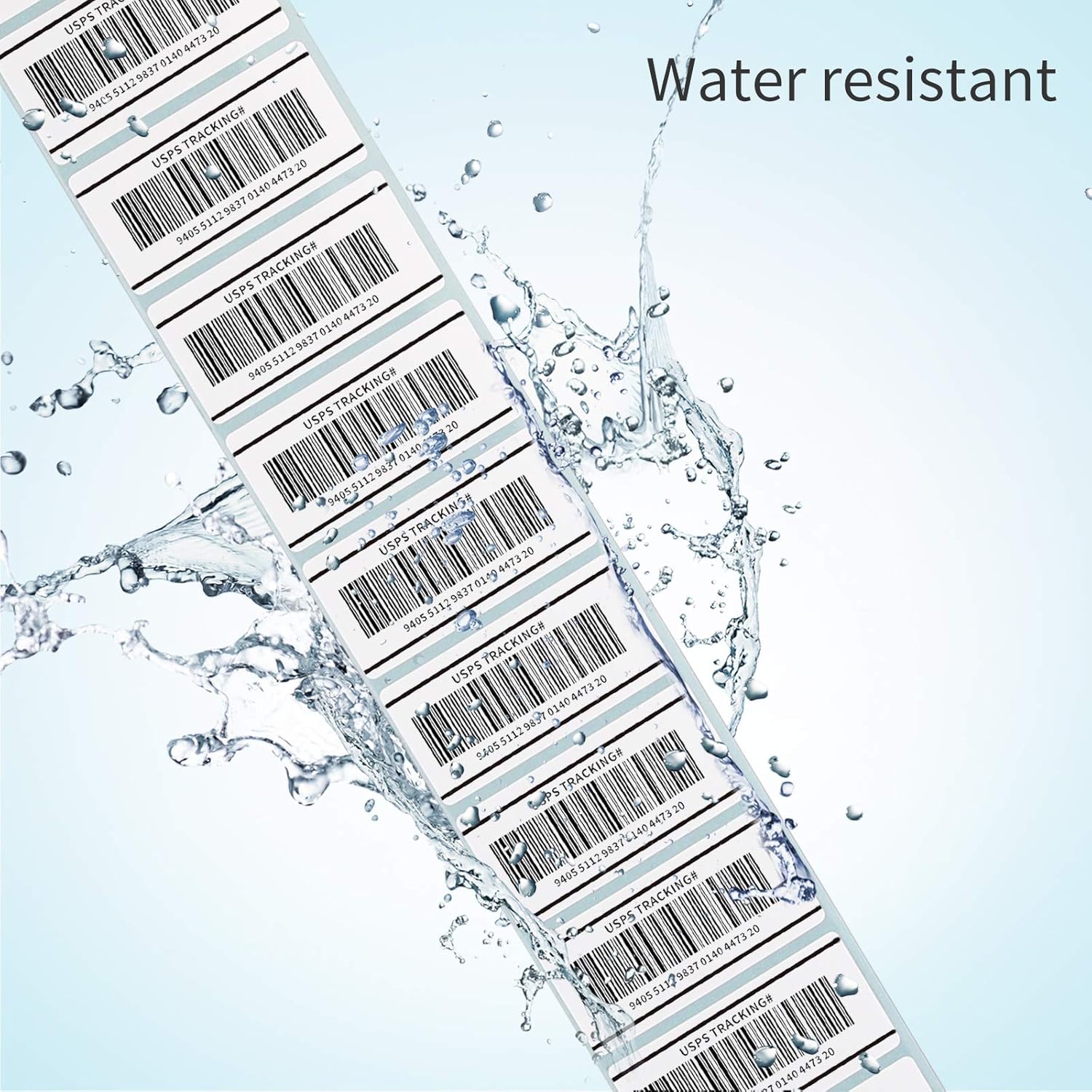 Self Adhesive Address Labels, Blank Direct Thermal Label Stickers, 800 Roll
