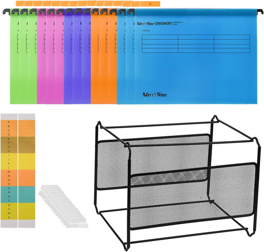 Suspension Files and Frame, A4 Suspension Files 15PCS 5 Colors