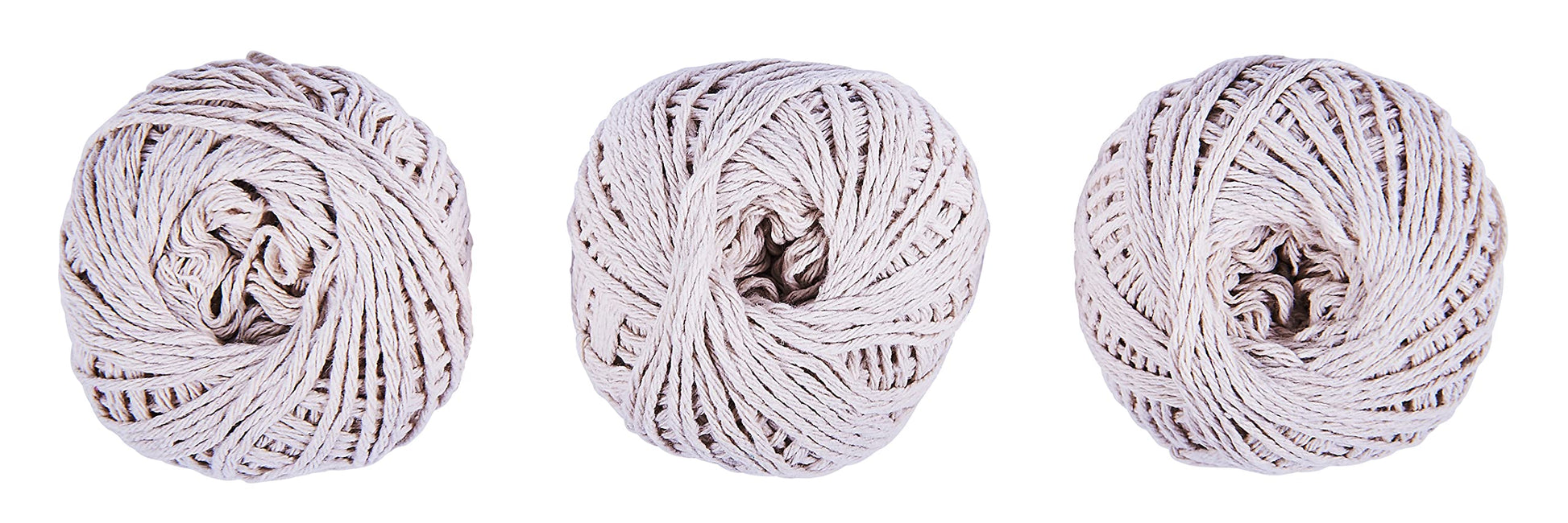 Amtech U5250 Ball of String for Craft, Home, Garden and Gift Wrap, White, 3 Pieces of 45 metre-CentralDepot247