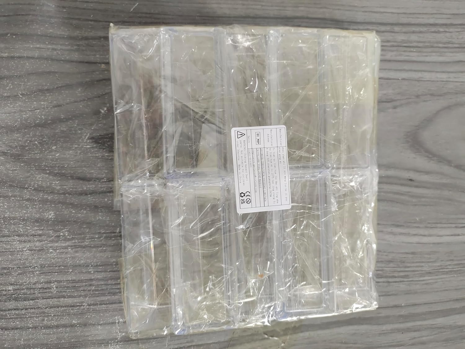 10 Pack Acrylic Business Card Holders - Clear Desk Display Stands-CentralDepot247