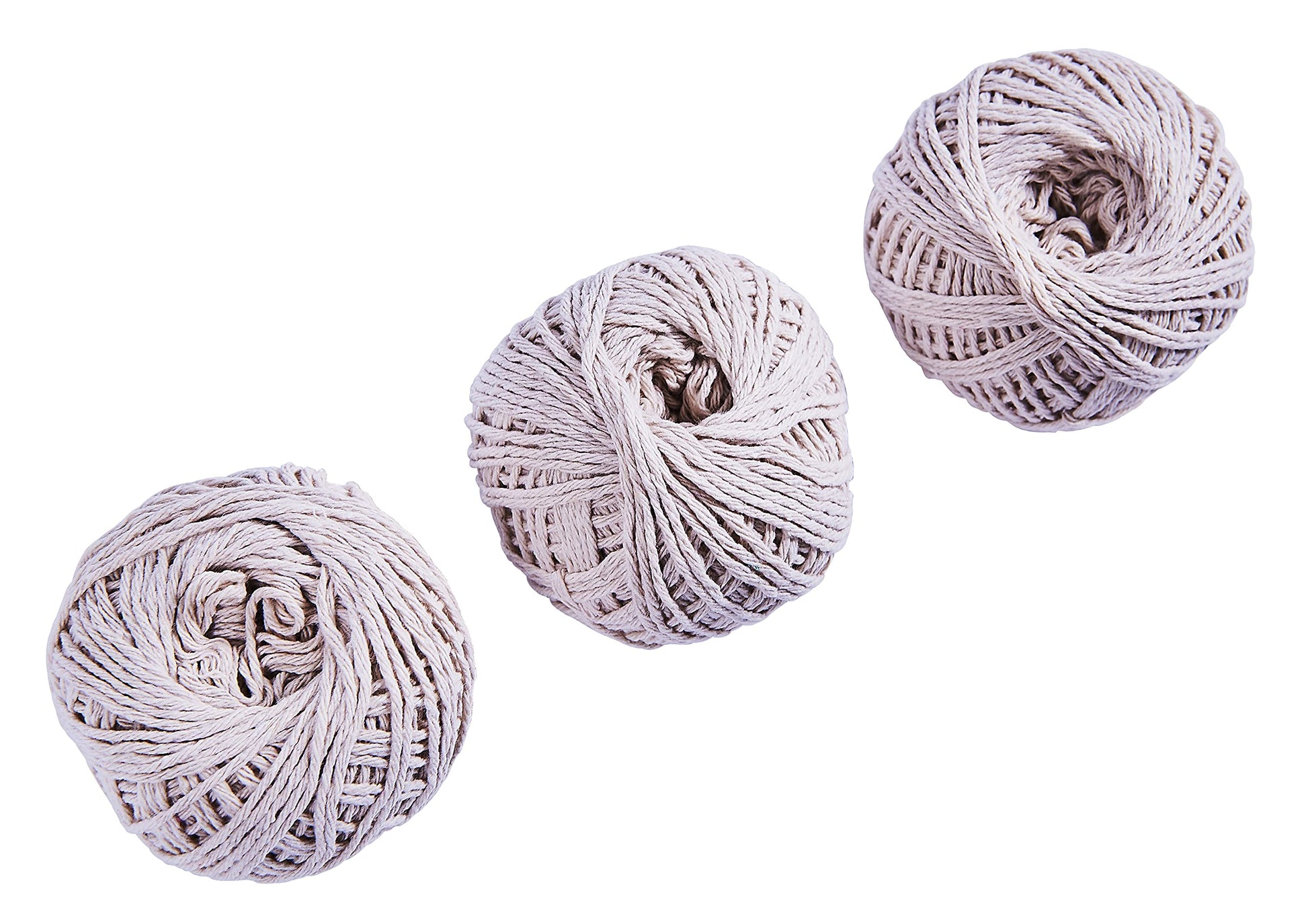 Amtech U5250 Ball of String for Craft, Home, Garden and Gift Wrap, White, 3 Pieces of 45 metre-CentralDepot247