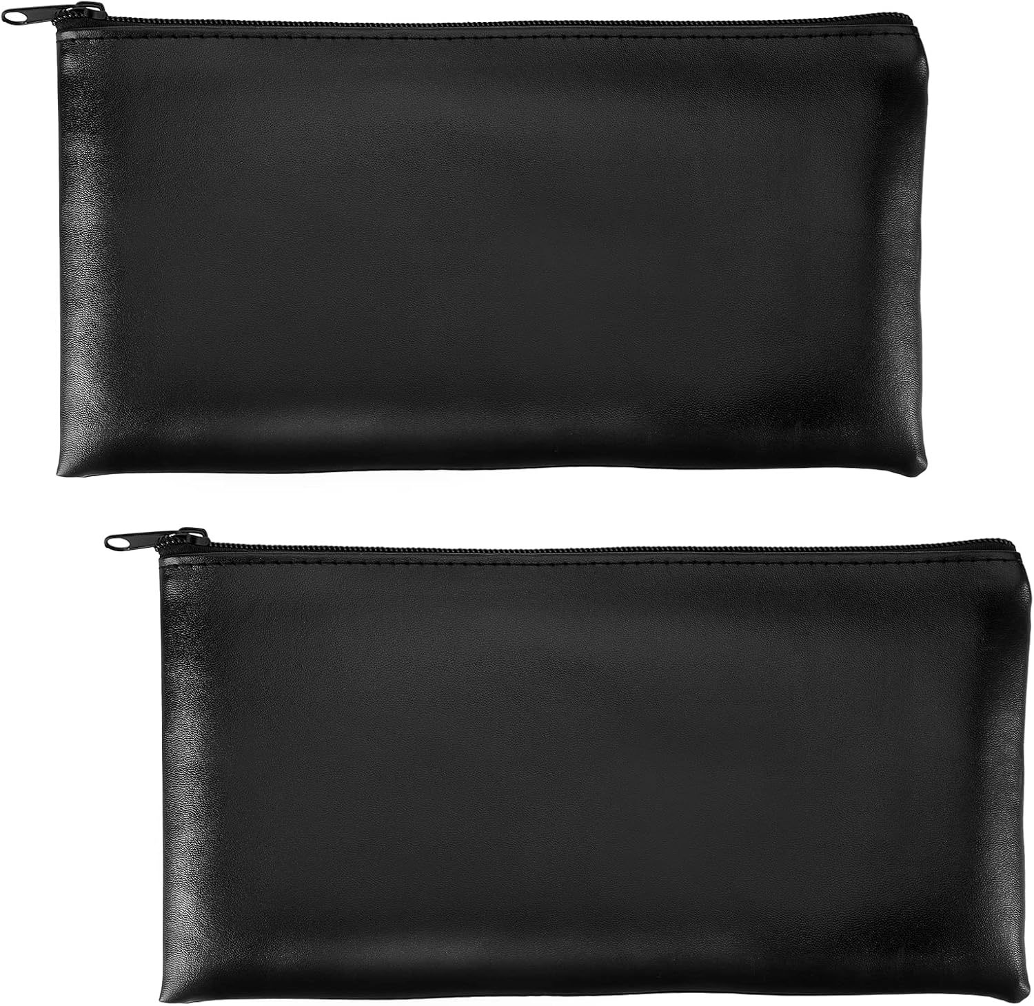2Pcs Coin Purse with Zipper, Waterproof Money Pouch for Men & Women