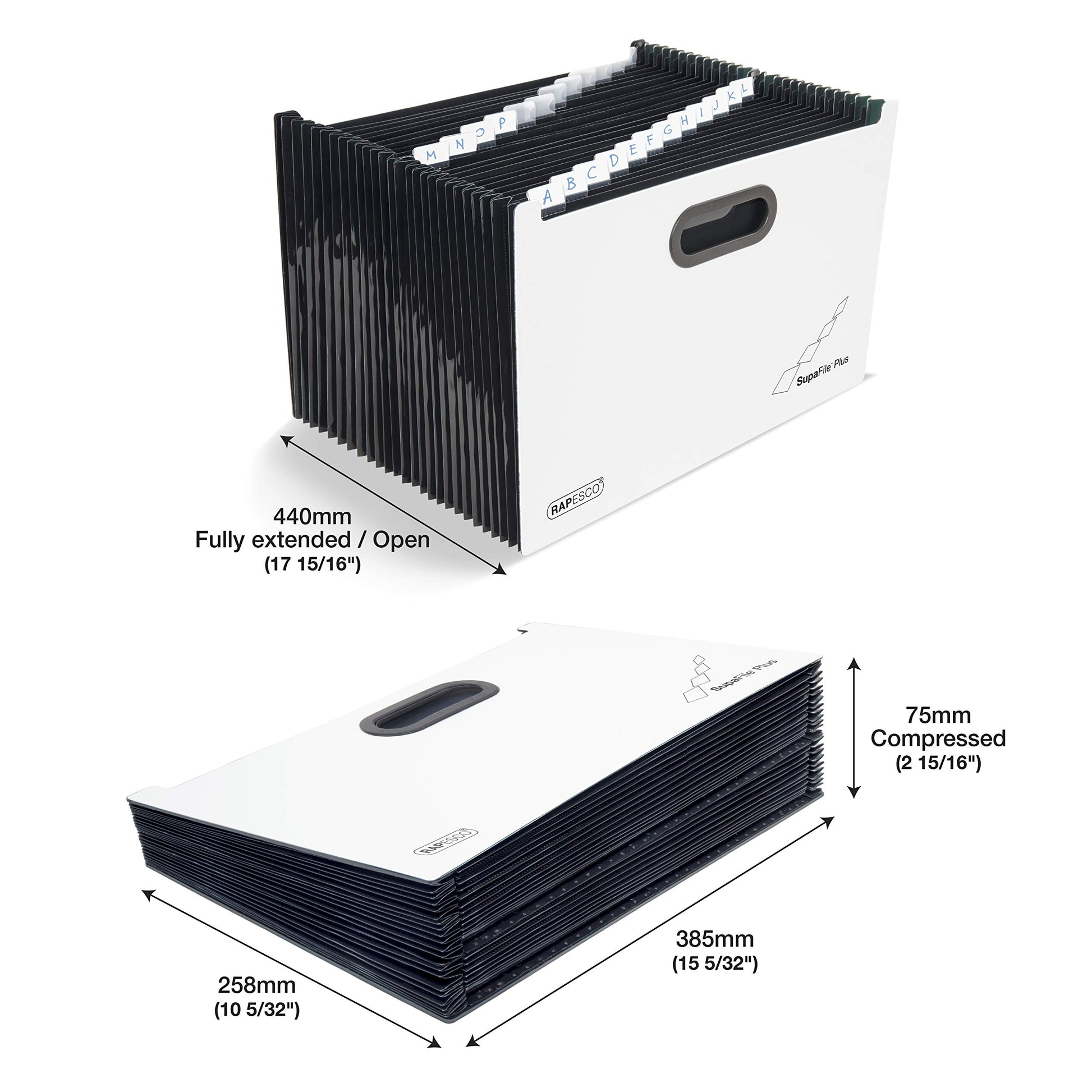 Rapesco 1622 SupaFile Plus 26-Part Expanding File Organizer - A4+